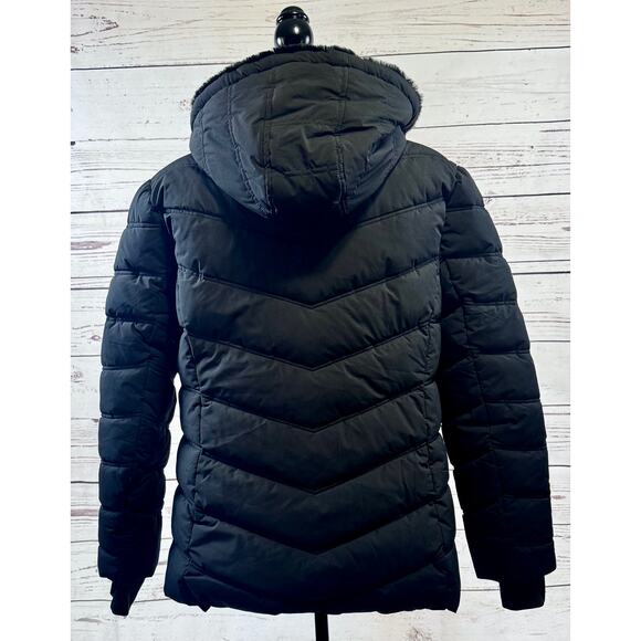 Nautica Black Quilted Puffer Jacket | Women’s XXL | Hooded, Warm & Cozy - Picture 2 of 10